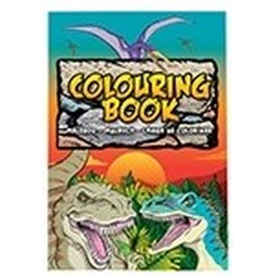 Prehistorische dieren A4 kleurboeken dino 24 paginas met kleurplaten