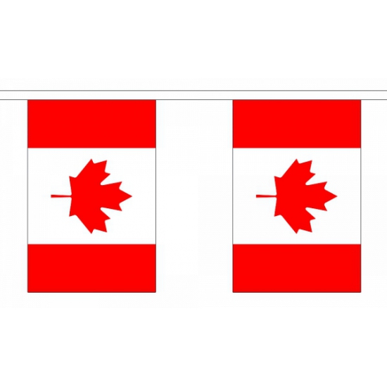 Rechthoekige vlaggenlijn Canada