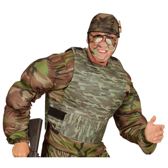 Soldaten verkleedvest leger camouflage