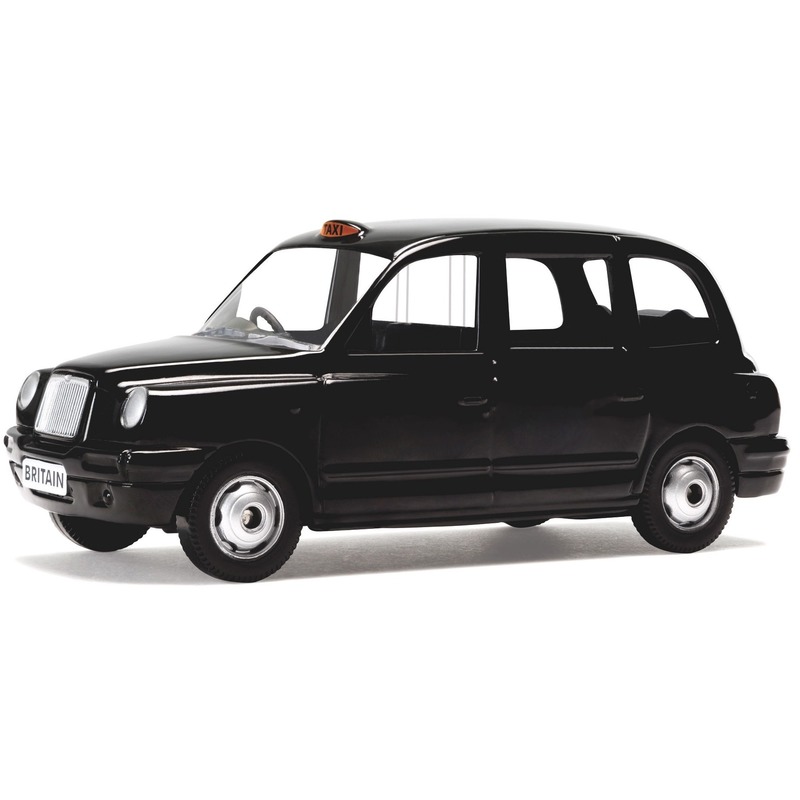 Speelgoed auto London taxi zwart 1:36