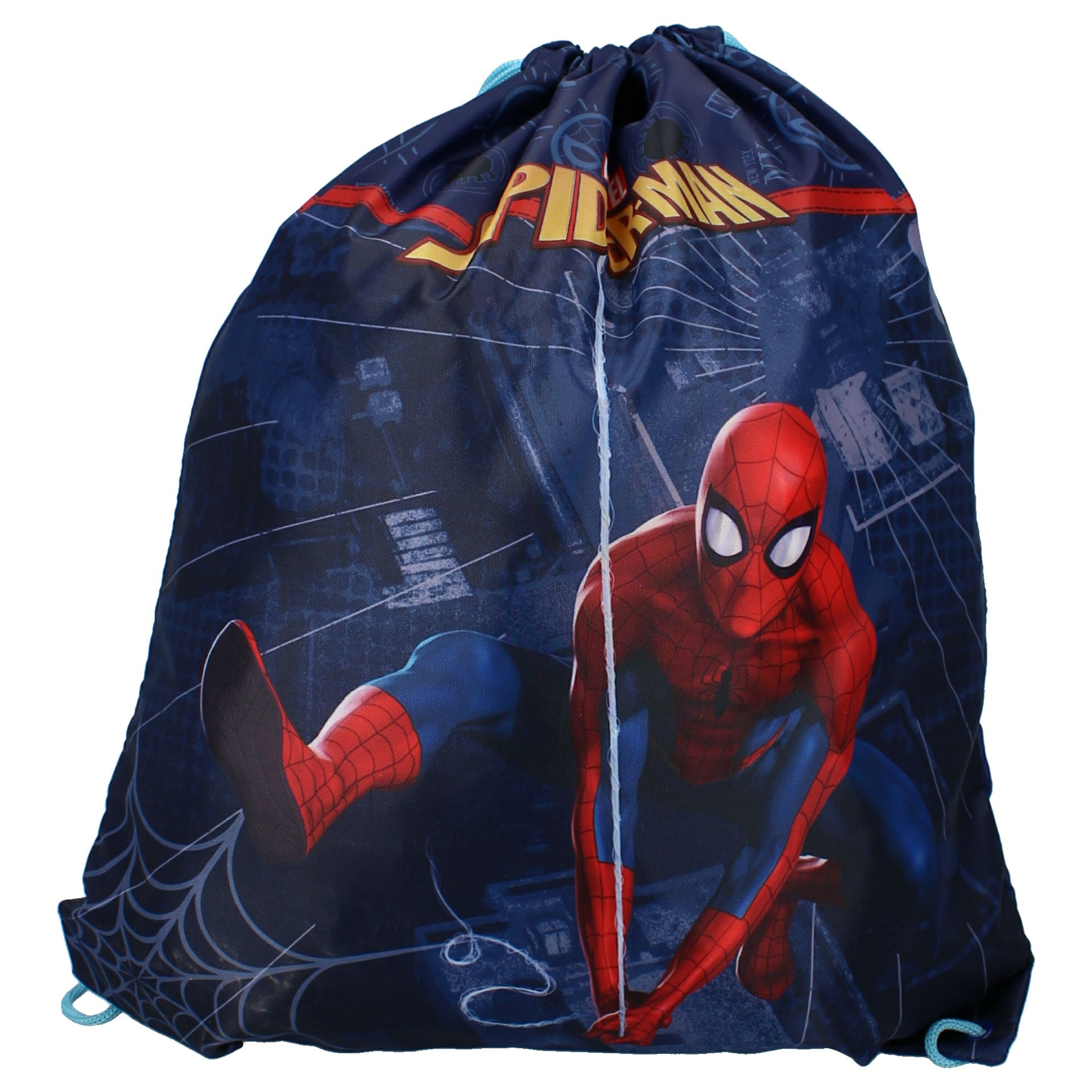 Spiderman sport gymtas / rugzak 44 x 37 cm voor kinderen