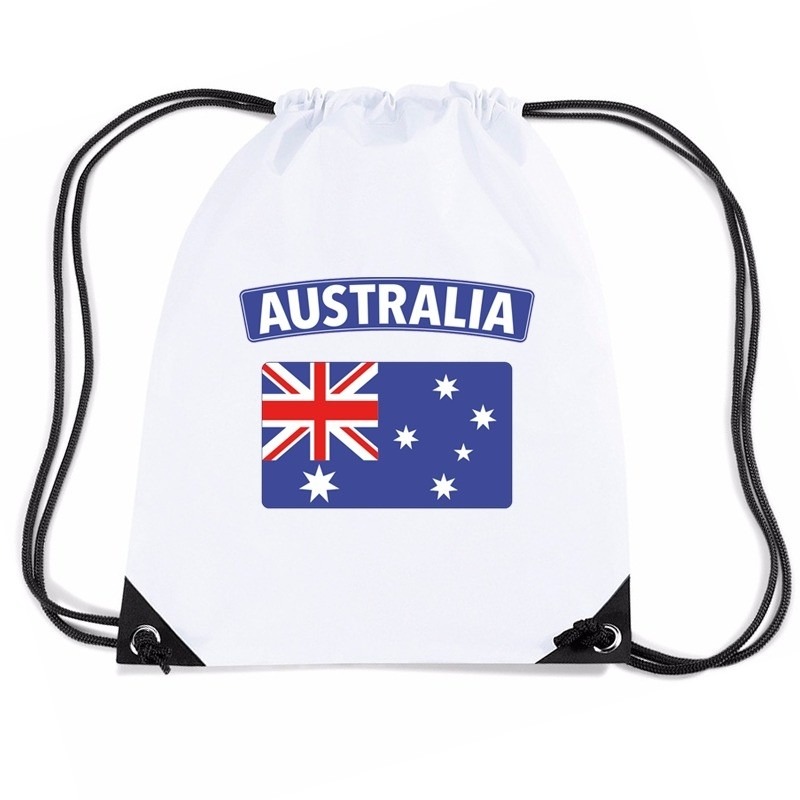 Sporttas met trekkoord vlag Australie