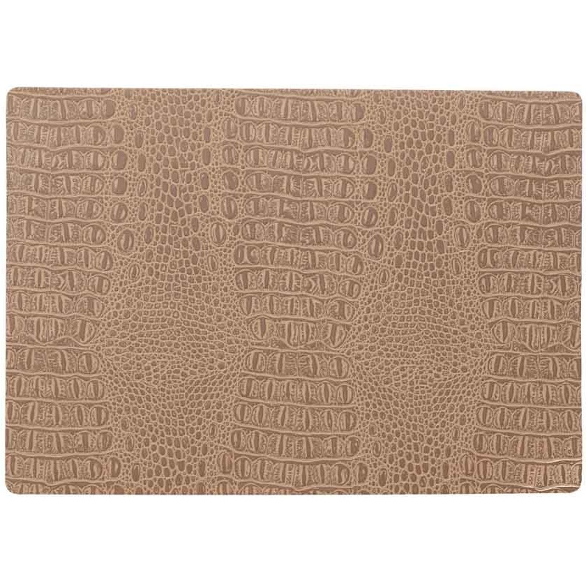 Stevige luxe Tafel placemats Coko beige 30 x 43 cm