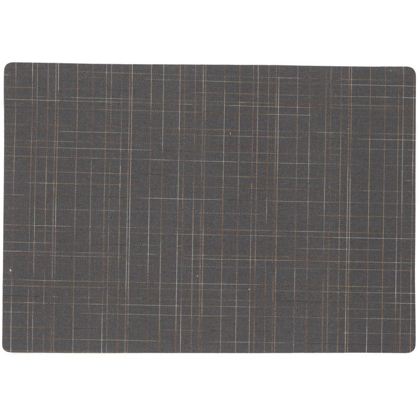 Stevige luxe Tafel placemats Liso grijs 30 x 43 cm