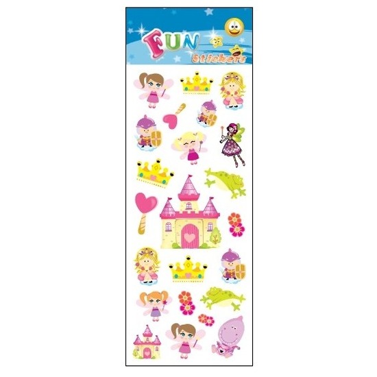 Stickertjes prinsessen-feeen-elfjes