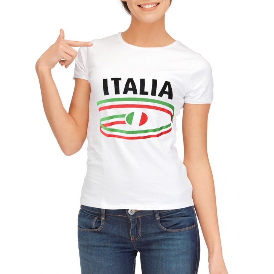 T-shirts met Italie opdruk voor dames