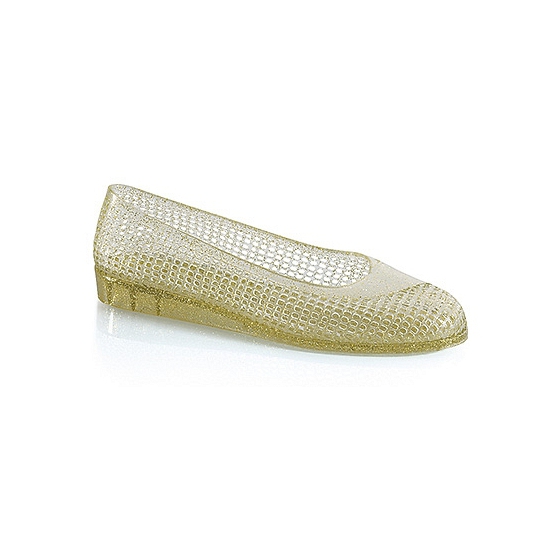 Water ballerina slippers goud