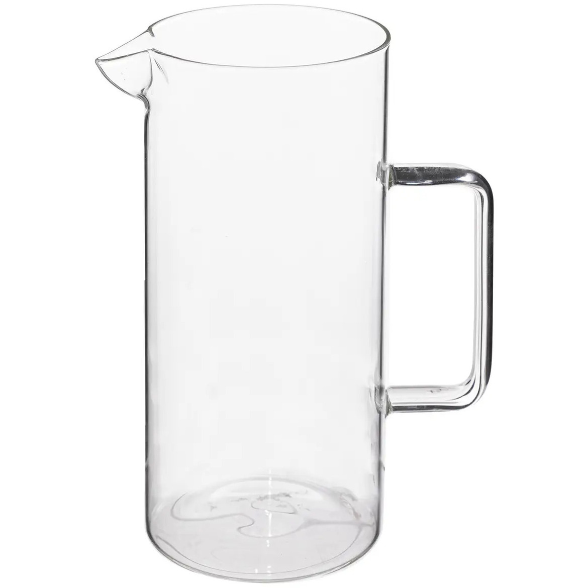 Water Karaf-schenkkan met schenktuit glas 1.5 Liter D10 x H22 cm