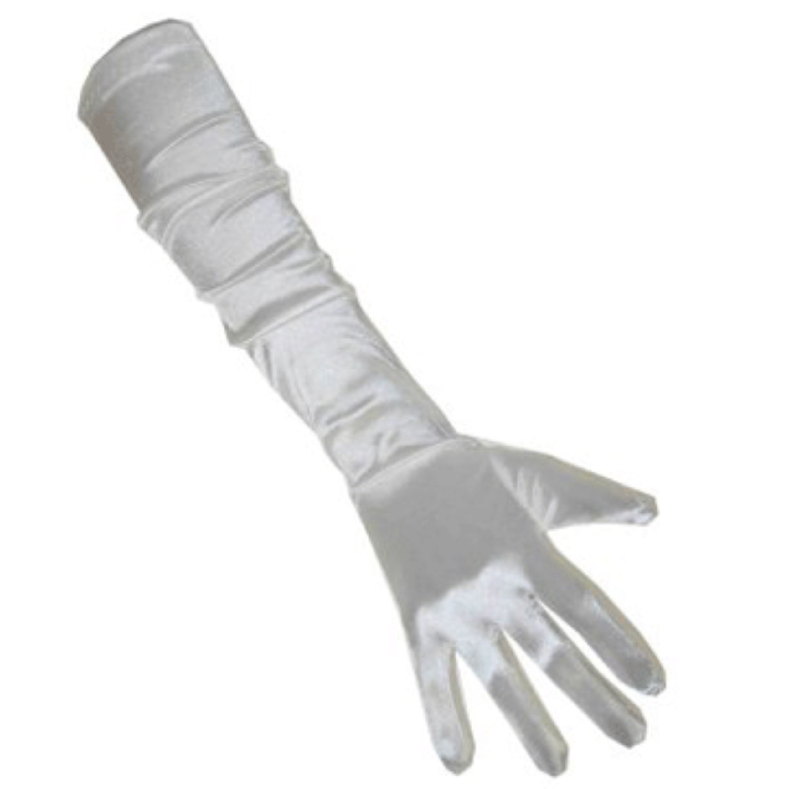 Witte gala handschoenen