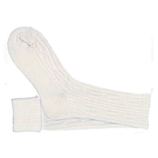 Witte oktoberfest sokken voor onder lederhose