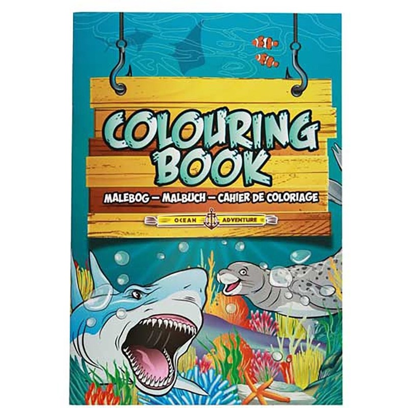 Zee dieren A4 kleurboeken zeedieren 24 paginas met kleurplaten