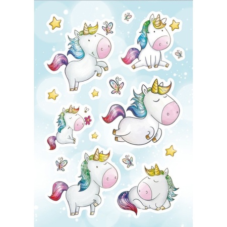 16 x Unicorn stickers 