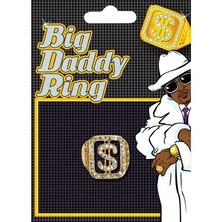 Big Daddy grote ring dollar teken