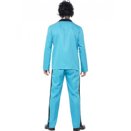 Blauwe disco kleding voor heren