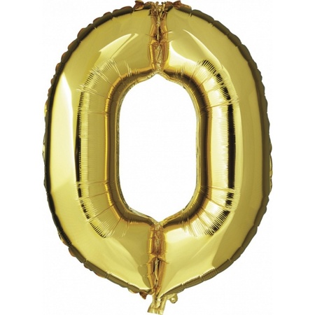 80 year foli balloons gold
