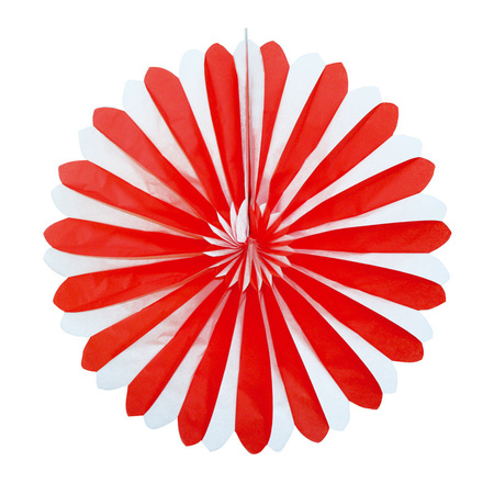 Decoration impellers red/white 35 cm