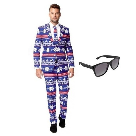 Business reindeer suit size 50 (L) with free sunglasses