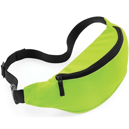 Belly bag/fanny pack limegreen 38 x 14 x 8 cm festival musthave