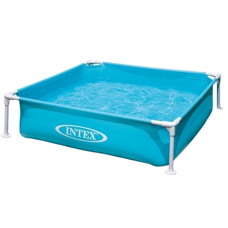 Intex blue swimming pool 122 cm with foothbath