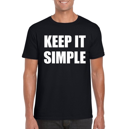 Keep it simple t-shirt black men