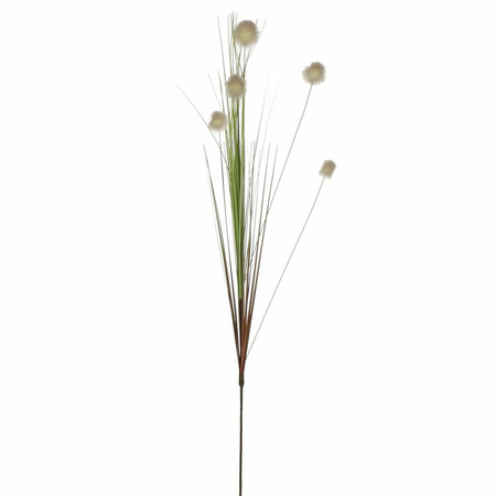 Kunstgras/rietgras kunstplant tak/losse steel - groen - 84 cm