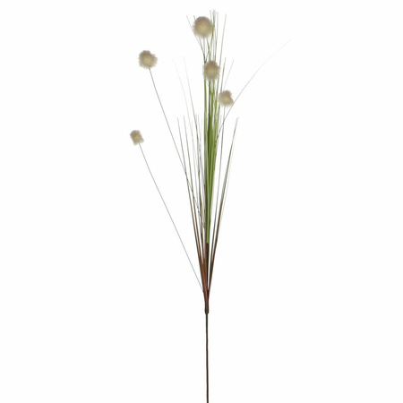 Kunstgras/rietgras kunstplant tak/losse steel - groen - 84 cm