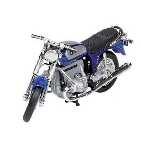 Model speelgoed motor BMW R75 blauw 1:18
