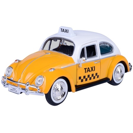 Speelgoed auto Volkswagen Kever taxi 1:24