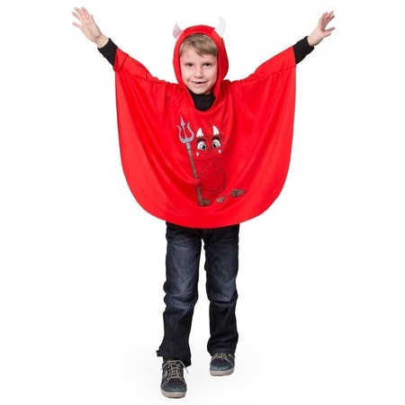 Red devil cape for kids
