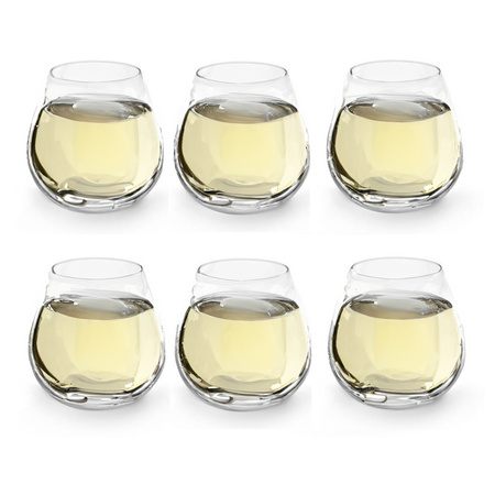 Set of 6x wine glasses without foot for white wine 470 ml Ronda