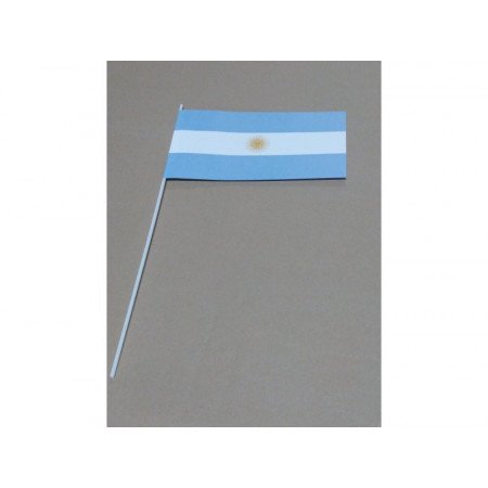 Argentinie zwaai vlaggetjes 12 x 24 cm